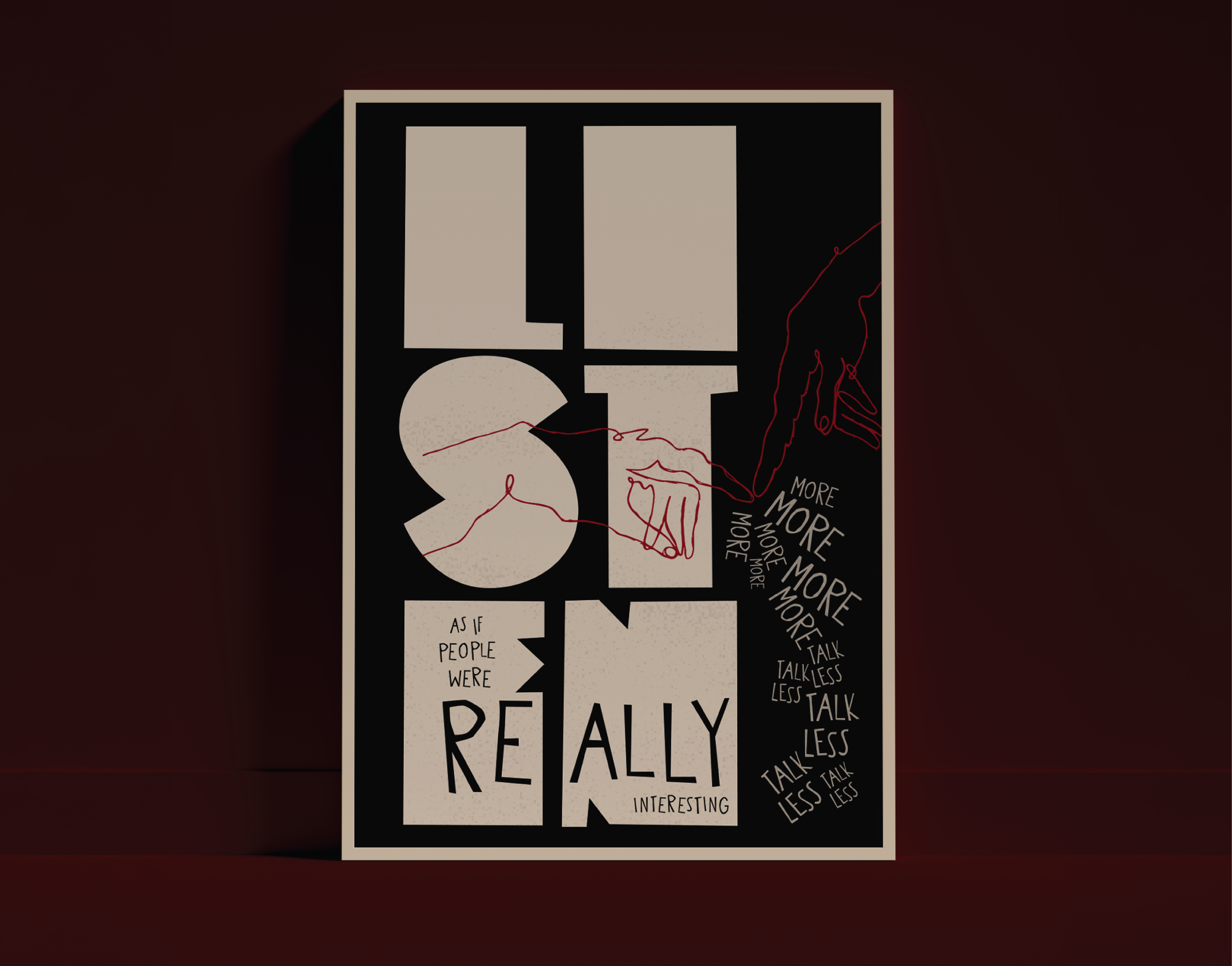 listen poster png